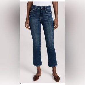 pistola Dark Indigo Cropped Straight Jeans